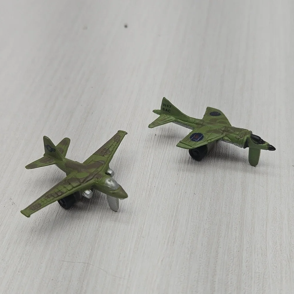 Vintage Lot 15 Micro Machines Fighter Jets War Planes 1980s